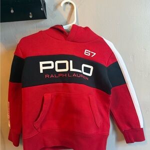 Polo by Ralph Lauren Kids Red and Black Hoodie